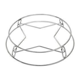 1pc Stainless Steel Kitchen Pot Holder; Steam Pot Holder; Heat Insulation Pad; Anti-scalding Rack (quantity: 1 Piece)
