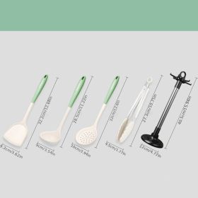 4pcs/5pcs/7pcs Food Grade Silicone Spatula Non-stick Pan Special Cooking Shovel; Kitchen Utensils Set; Household Soup Spoon Leak Spoon; Kitchen T (quantity: Spatula Set Of 5)