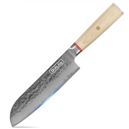 Qulajoy Nakiri Knife 6.9 Inch, Professional Vegetable Knife Japanese Kitchen Knives 67-Layers Damascus Chef Knife, Cooking Knife For Home Outdoor